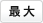 最大